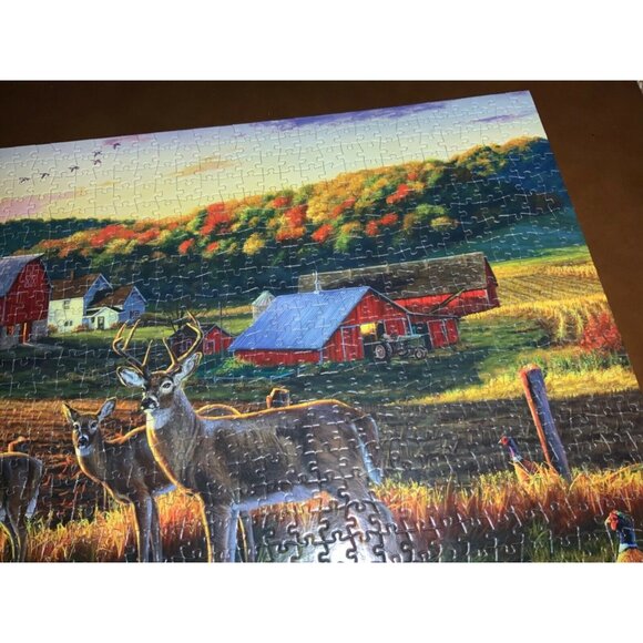 Darrell Bush Harvest Time 1000-Piece Jigsaw Puzzle By Buffalo Games - Picture 7 of 10